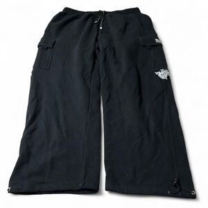 Pro Club LSP Gorehop Baggy Cargo Sweatpants Black Size 3XL